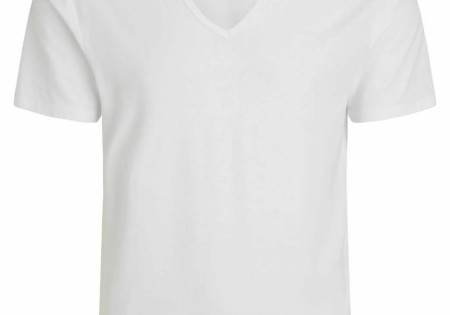 Urban Quest Bamboo Heren V-hals  Ondershirt Wit