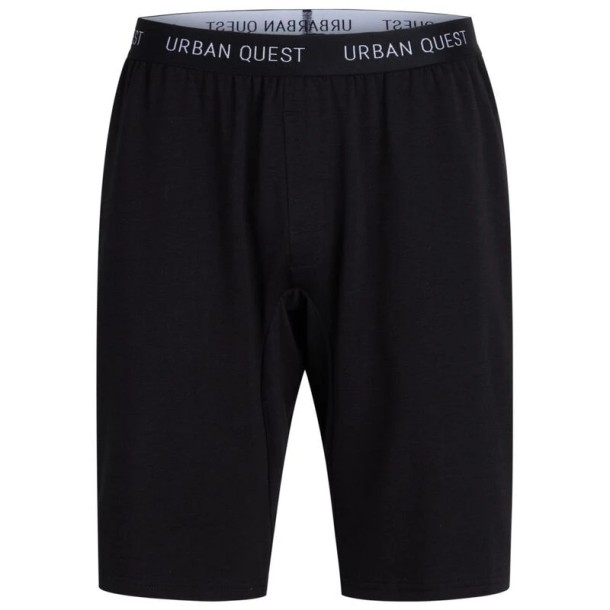 Urban Quest Bamboo Heren Sweat Shorts Zwart